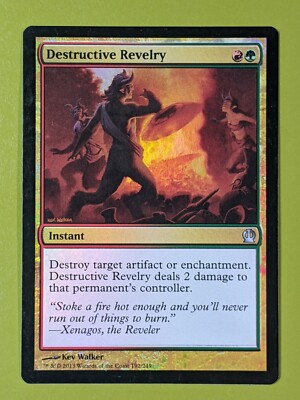 FOIL Destructive Revelry x1 Theros 1x MTG Magic the Gathering | eBay
