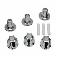 Tub/Shower 3-Handle Remodeling Trim Kit for Price Pfister Verve in Chrome