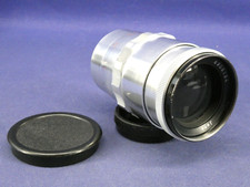 Zeiss Jena Sonnar 4 / 135 mm Tele Objektiv Lens Silver silber M42 defekt Bastler