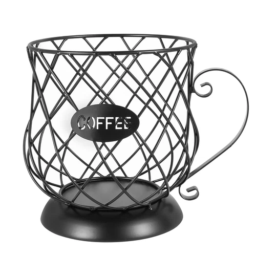 Coffee Pod Holder Iron Coffee Capsule Holder Hollow Coffee Pod Storage Organ∫