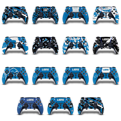 OFFIZIELLE NFL DETROIT LIONS VINYL SKIN FOR SONY PS5 DUALSENSE EDGE CONTROLLER