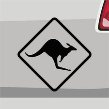 Känguru Schild Aufkleber Australien Sticker Outback Car Auto Bike Straße