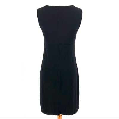 Women's Old Navy Black Stretchy Sleeveless Halter Jewel Neck Dress sz M |  eBay