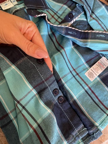 New From Dubai boy flannel shirt warm cute roll up sleeves shirt for 24-48 - Picture 4 of 13