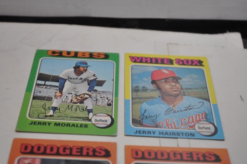 1975 Topps Baseball base Set lot of +- 35 cards stars simmons yeager wynn mlb 2 - Bild 13 von 24