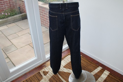Pantalones de mezclilla para hombre NEXT W42 L31 azul oscuro índigo 42R pierna recta regular - Imagen 13 de 18