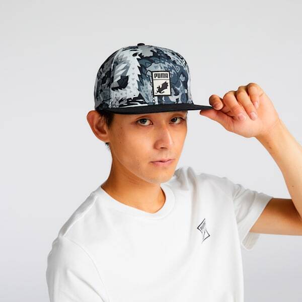 PUMA x Monster Hunter FB Cap Unisex PUMA Black-AOP Japan Limited Action Game New