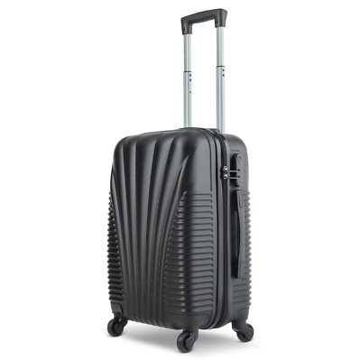 Handgepäck Handgepäck Koffer 4 Rollen leicht mit Schloss & Tasche