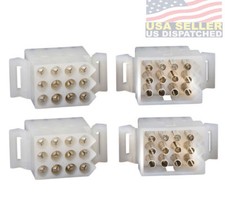 Molex 12 Circuits Power Connector w/18-22 AWG .093" Pins Pack of 2 Set