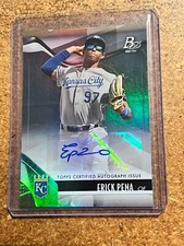 2021 Bowman Platinum Baseball # TOP-58 Erick Pena Autograph 