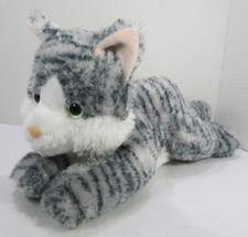 Aurora World Flopsie Lily 12" Grey Kitten Cat Stuffed Animal Plush