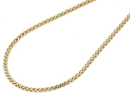 Mens Ladies 10K Yellow Gold 2.5MM 