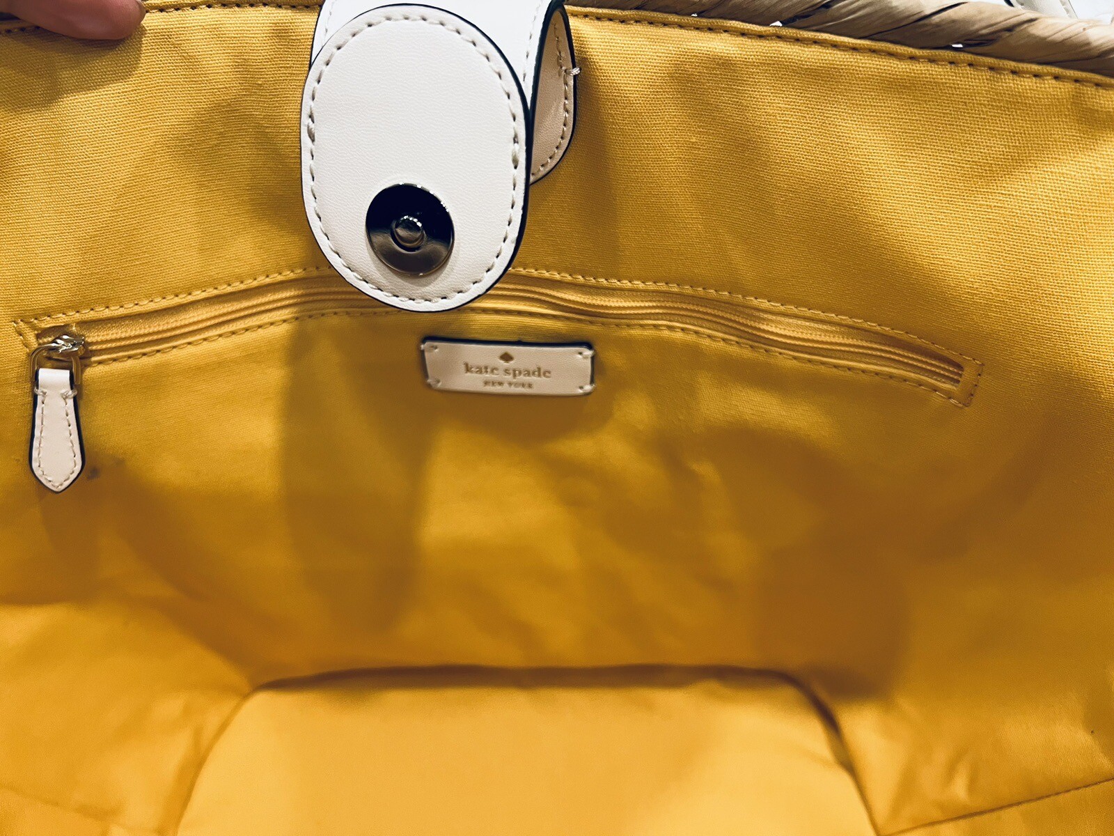 Kate Spade Honey Bee Straw Tote Embroidered Queen Bee Travel, Beach, Cabana NWT eBay