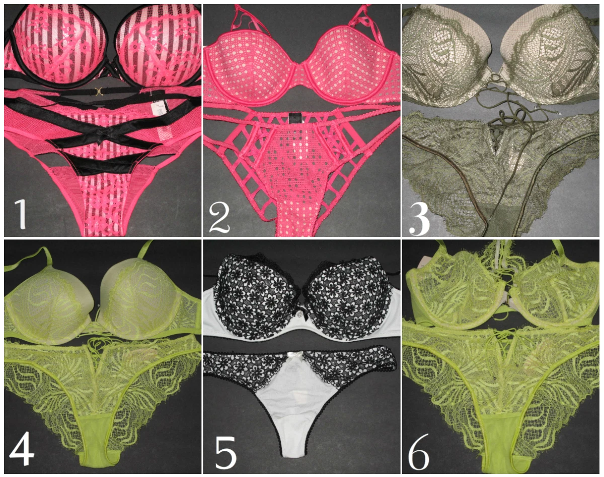 32 D Victoria's Secret Selection of Matching Bra & Panty Sets You