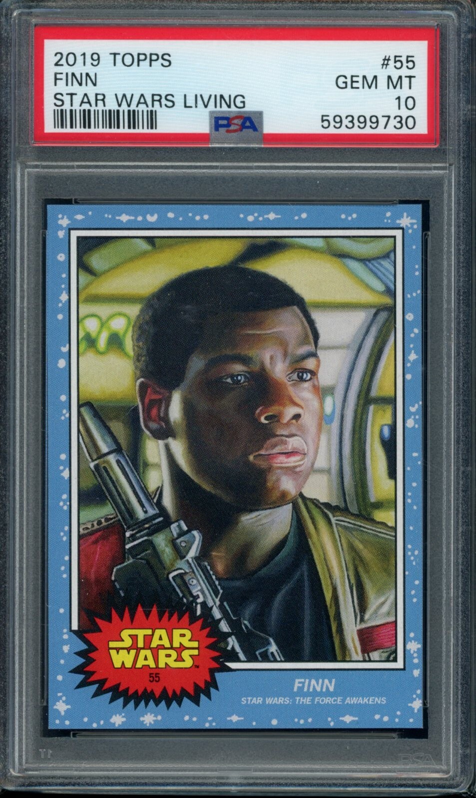 2019 Topps Star Wars Living Set #55 Finn PSA 10 Gem Mint SP Card 59399730