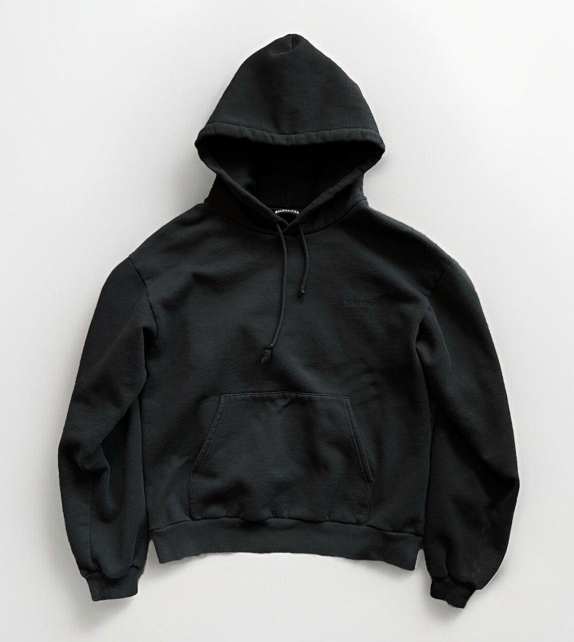 BALENCIAGA⚡️2018 "Do Learn Commit" Black cotton p… - image 2