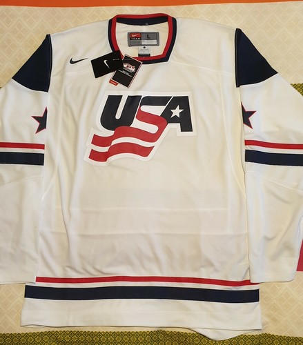 Nike USA Ice Hockey Jersey L | eBay