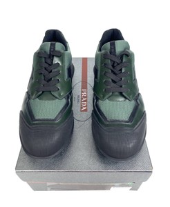green and black prada sneakers
