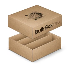 Trading card storage box for cards in Top Loaders and booster packs BulkBox ECO
