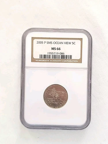 2005 P OCEAN VIEW JEFFERSON NICKEL 5C MS 66 NGC