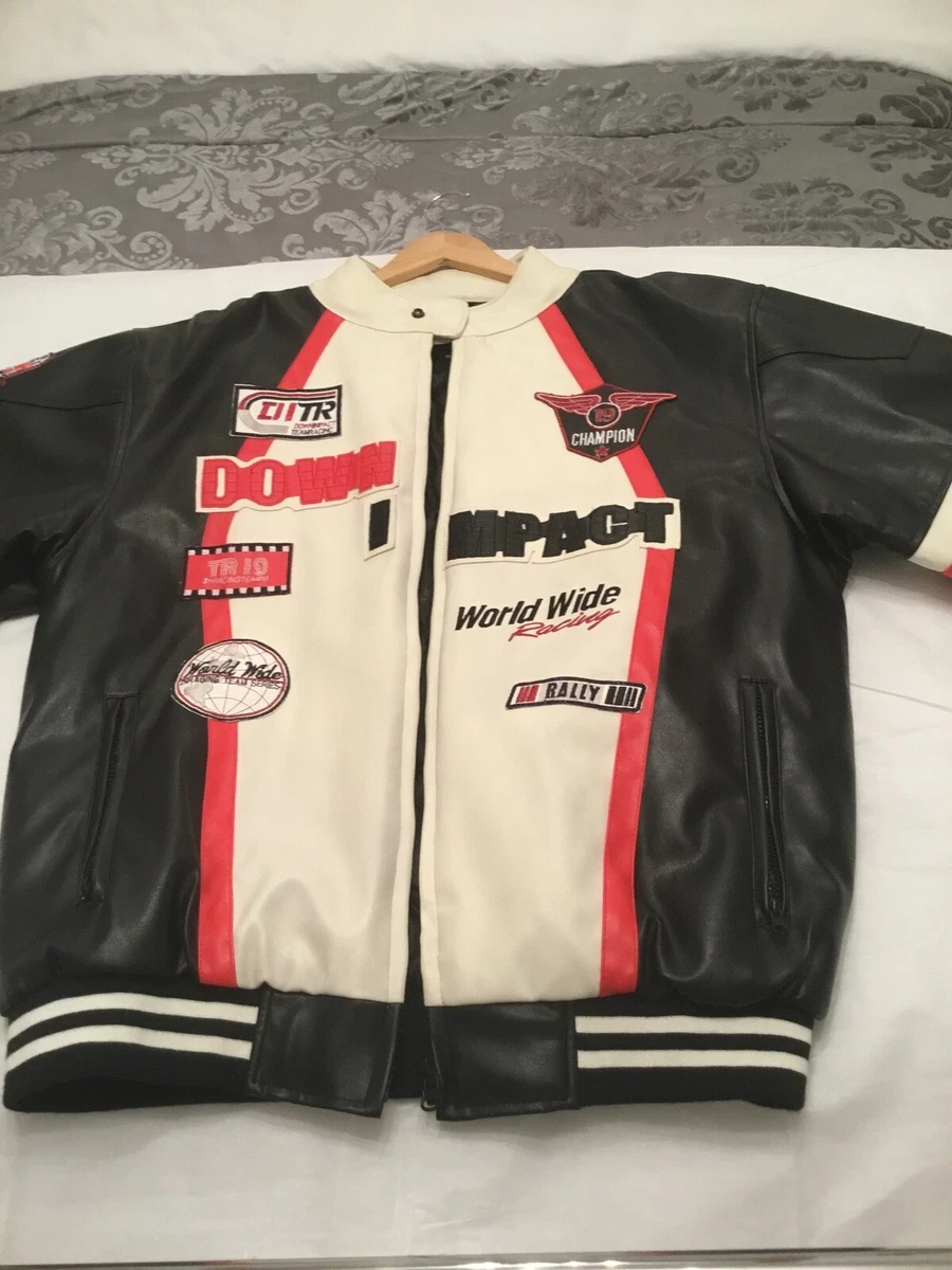 Down biker shop jacket