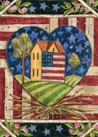 Toland Home Garden American Folk Heart 12.5 X 18-inch Decorative Usa-produced Ga on sale Toland Home Garden American Folk Heart 12.5 X 18-inch Decorative Usa-produced Ga on sale