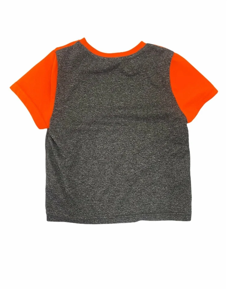 Camiseta Niño Talla 3 Fila Naranja y Gris Logo Grande Estilo Atlético Foto 2 de 3
