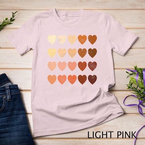 Camiseta Unisex Melanin Hearts Vintage Día de San Valentín Regalo Envejecido BLM - Imagen 7 de 15