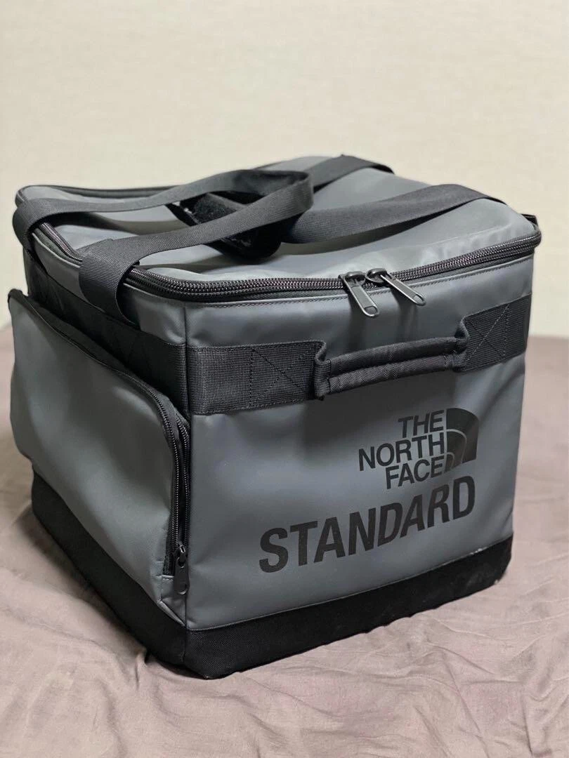 THE NORTH FACE STANDARD Record Bag BC CRATES 12 Inch Asphalt Gray Used