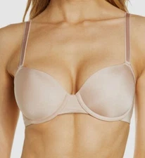 $74 Natori Women's Beige Cushioned Comfort Contour Underwire Bra Size 34DDD