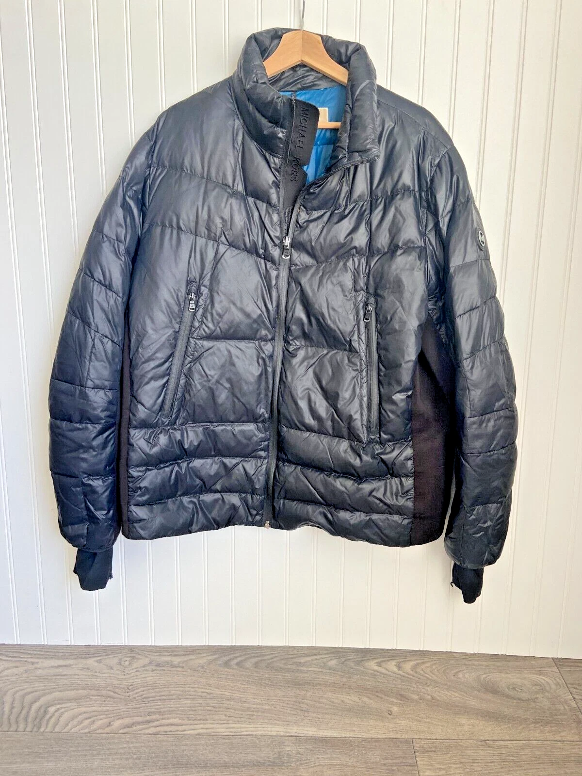 Michael Kors Giubbotto Imbottito Piumino Imbottito Donna Taglia Xl Nero