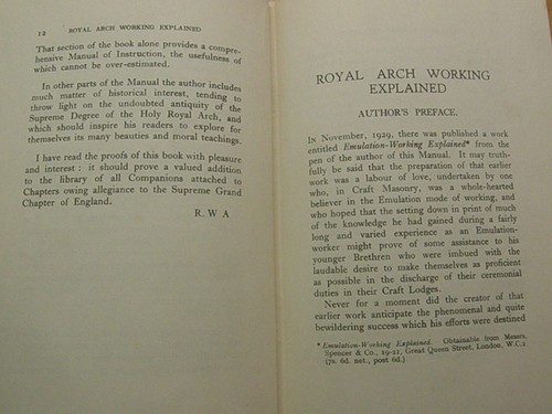 Royal Arch Working Explained - Inman RARE FREEMASONRY OCCULT RITUAL VERY RARE - Picture 6 of 20
