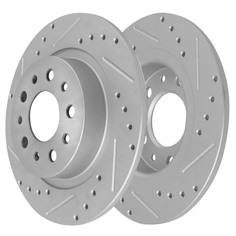 EBC USR Slotted Front Rotors | 2013+ Fiat 500L 1.4L Turbo main image 1