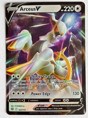 Arceus V 122/172 - Pokemon TCG Brilliant Stars NM