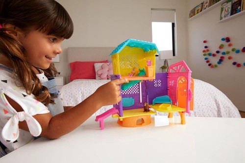Polly Pocket Super Secret Clubhouse with Polly Doll, Peaches Dog & Accessories - Imagen 8 de 8