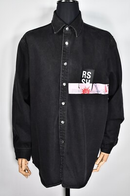 Raf Simons Detroit S/S 18 Carry Over Denim Shirt size M