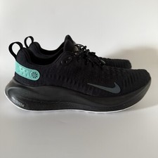 Nike By You InfinityRN 4 Mens Size 10 Road Running Shoes Black/Jade DX5049-001