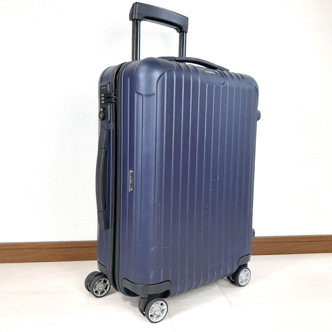 Rimowa Salsa 32L Matte Blue 4-wheels Carry Case Suitcase Rimowa Salsa 32L Matte Blue 4-wheels Carry Case Suitcase