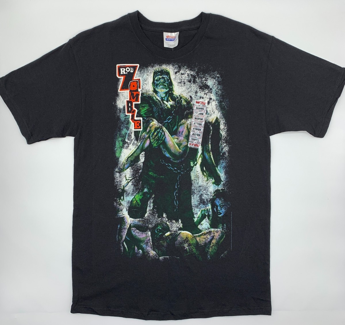 Vintage Rob Zombie Frankenstein 2009 Black Hot Topic Shirt M