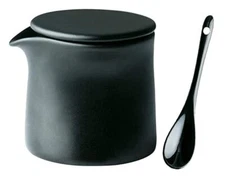 Multi Sugar Bowl Ceramic Creamer Pitchersauce Pitcher With Lid And Spoon9oz