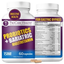 ProCare Health Probiotic Bariatric Multivitamin with Iron 60 Veggie Capsules