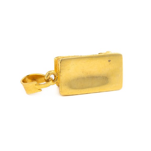 Parthenon Acropolis Charm Pendant 14K Yellow Gold - Ancient Greek Jewelry - Picture 4 of 8
