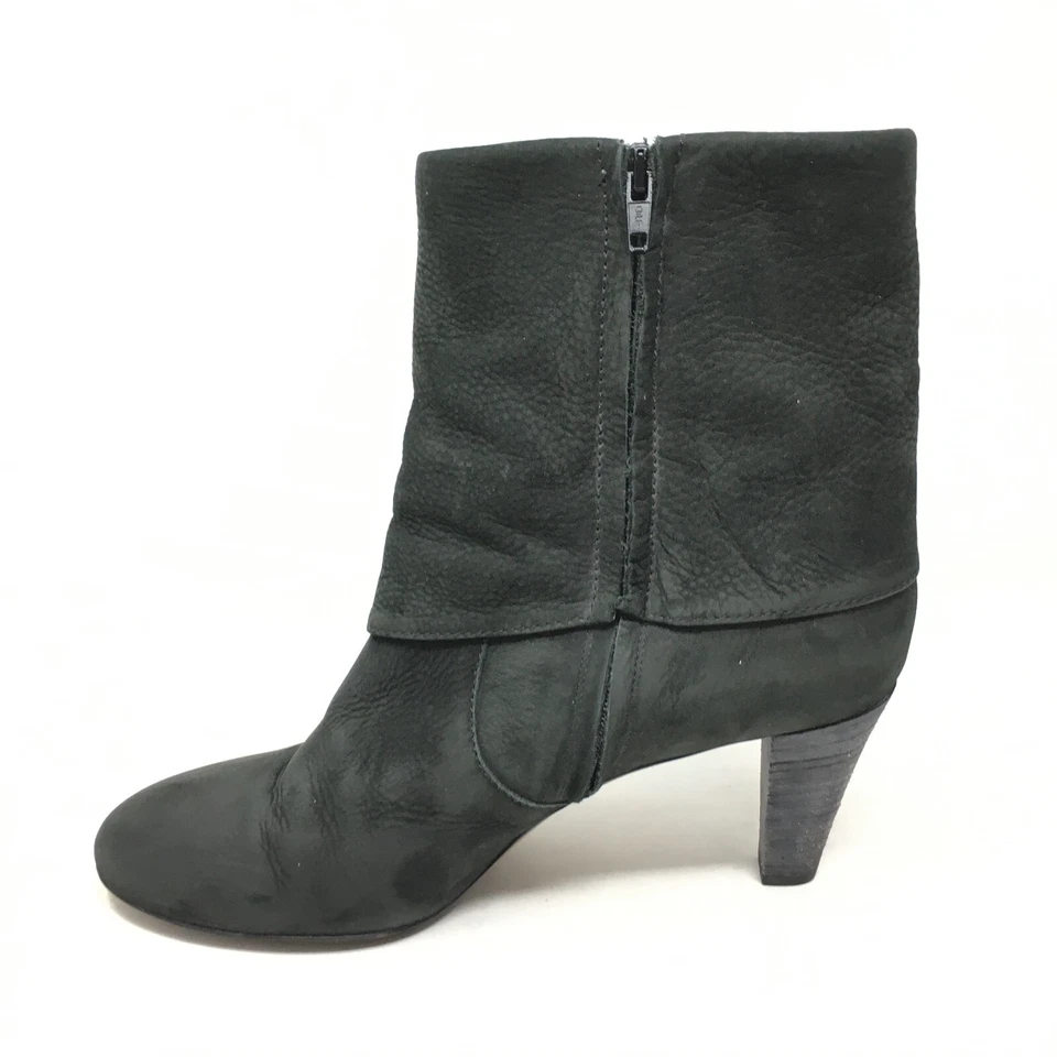 Theory Italia Botines Botines Zapatos Mujer Talla 10 EE. UU. 40 UE Cuero Negro Foto 3 de 4