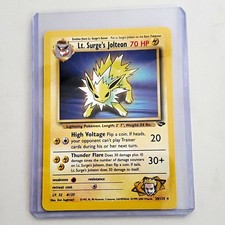Nintendo 2000 Pokemon Gym Challenge Lt. Surge's Jolteon 28/132 Rare EN on eBay