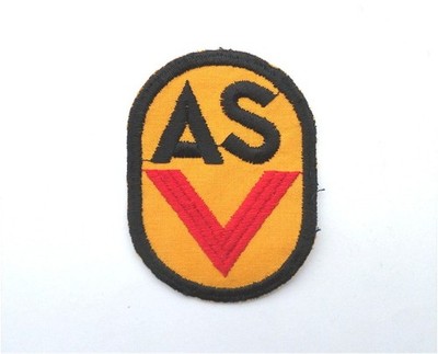 DDR NVA ASV - Aufnäher Abzeichen 6,8cm (für Sport Trainingsanzug Hemd Uniform ?)