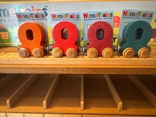Maple Landmark Name Train Letter O Magnetic Compatible Brio /Thomas