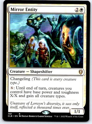 Mirror Entity 701 Commander Legends: Battle for Baldur's Gate MTG LP
