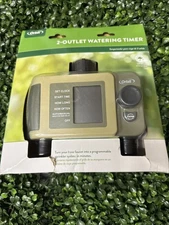 Orbit 2-Outlet Watering Timer with Electronic Control Hose Faucet Timer 24632