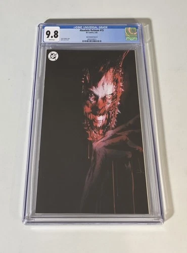 Absolute Batman #15 CGC 9.8 Graded Jock 1:50 Incentive Virgin Variant Cover