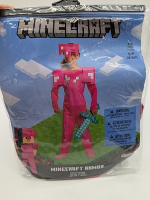 Minecraft, Minecraft Armor Costume for Child, Size S (4-6X),